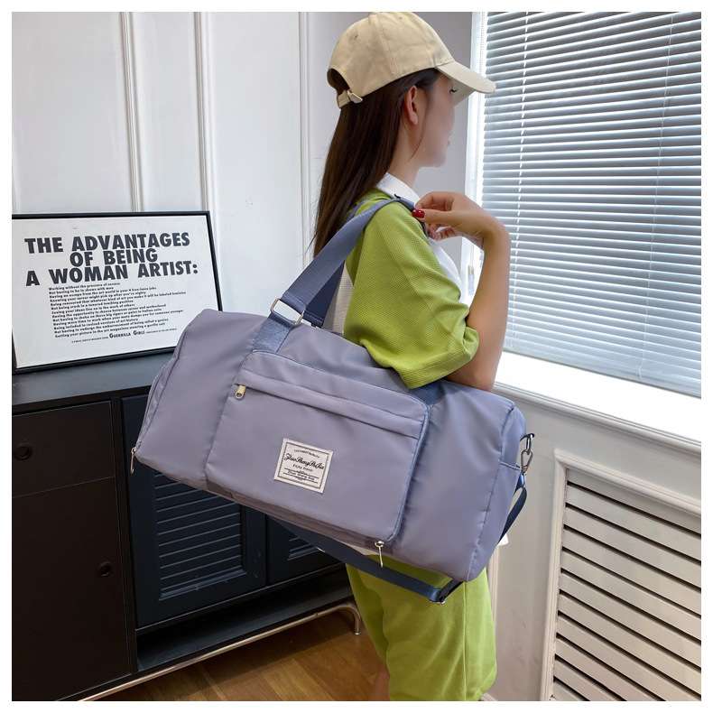 多機能シューズ収納付き旅行ボストンバッグ 30L