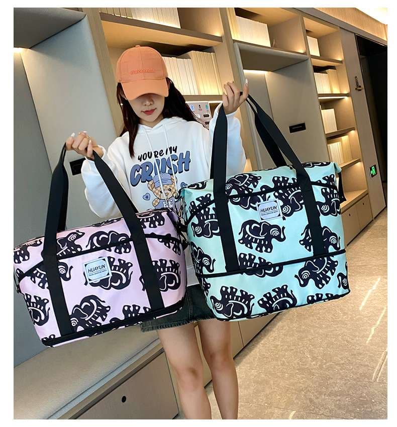 大容量キャラクター柄ボストンバッグ 10L