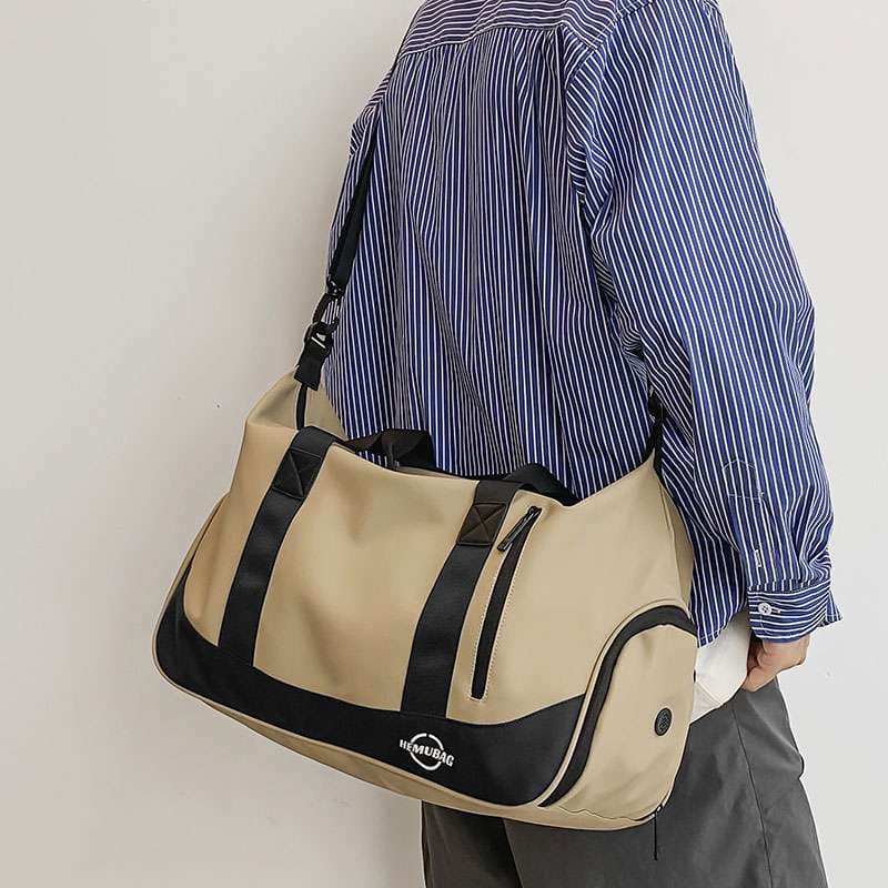 大容量シンプルボストンバッグ 修学旅行 30L