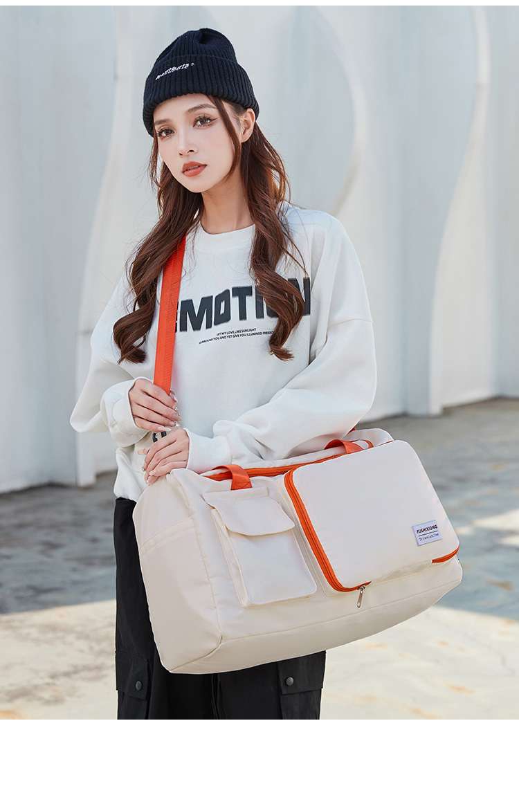 大容量マルチポケットボストンバッグ 30L