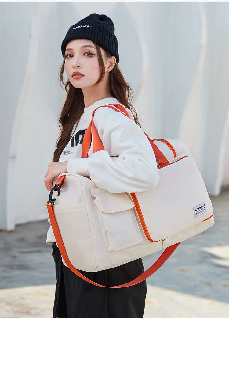 大容量マルチポケットボストンバッグ 30L