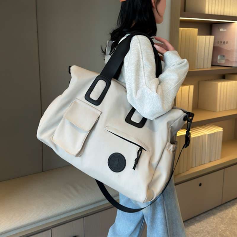 大容量ポケット付き多機能ボストンバッグ 45L