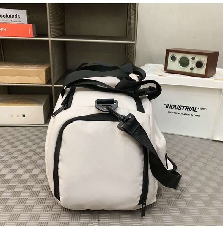 ボストンバッグ 多機能ポケット付き大容量旅行バッグ リュックにもなる2WAY 25L
