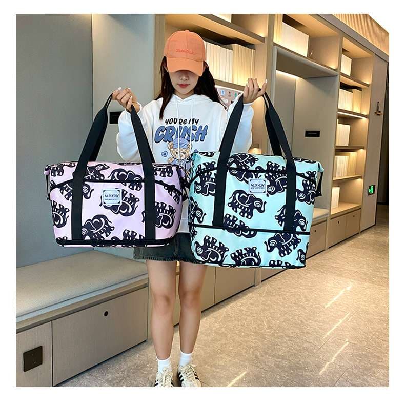 大容量キャラクター柄ボストンバッグ 10L
