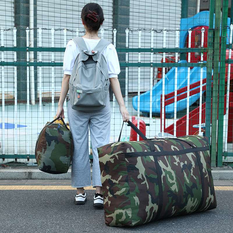 迷彩柄 特大収納 ボストンバッグ