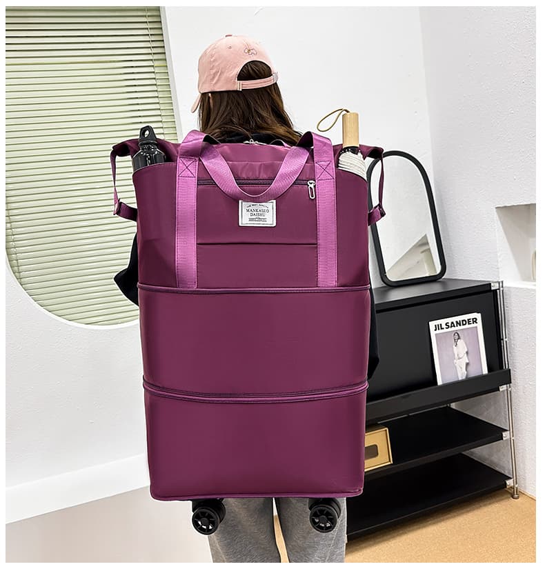 ボストンバッグ 伸縮自在トラベルボストン