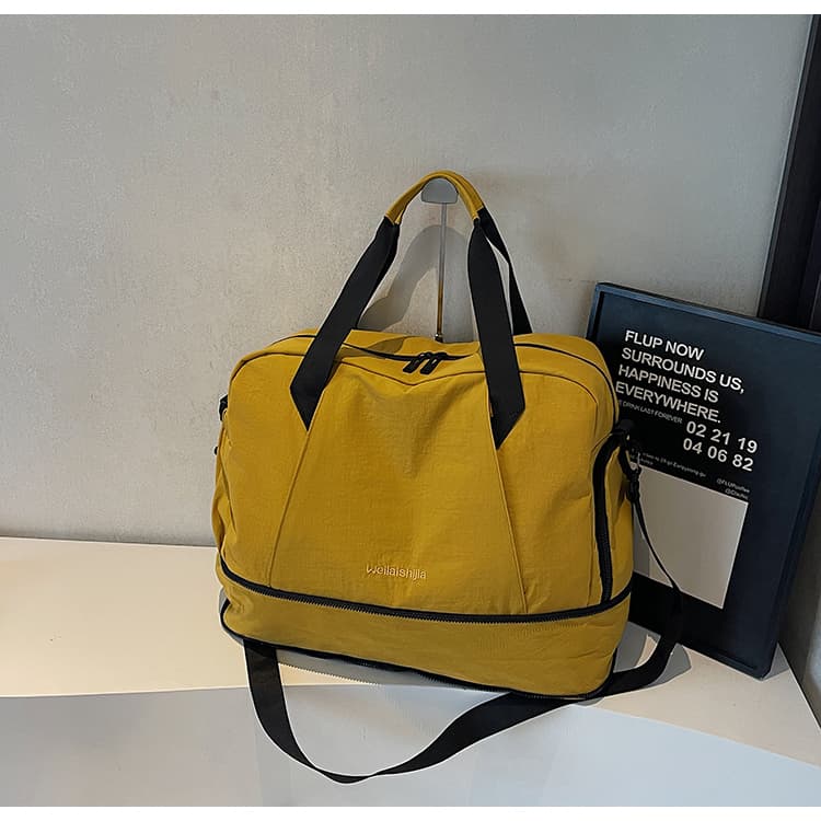 ボストンバッグ 軽量シンプル 拡張可能 旅行ボストン 5色展開