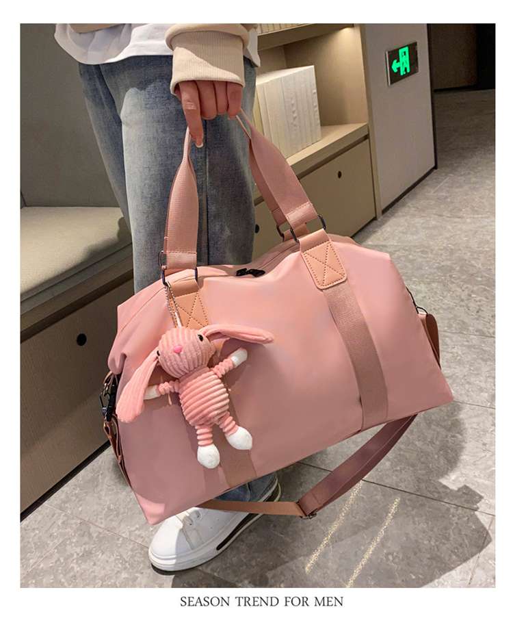 ボストンバッグ ふわもこウサギのお出かけバッグ