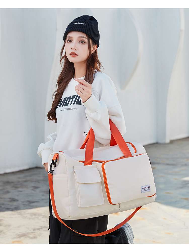 大容量マルチポケットボストンバッグ 30L