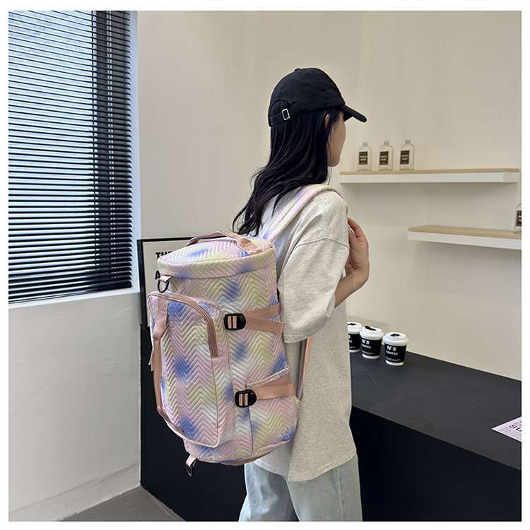 ホログラム風デザインボストンバッグ 25L