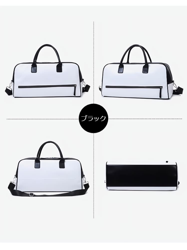 スタイリッシュ2トーンボストンバッグ 20L