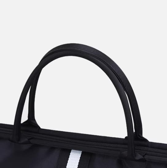 スタイリッシュ ストライプ ボストンバッグ 25L 35L
