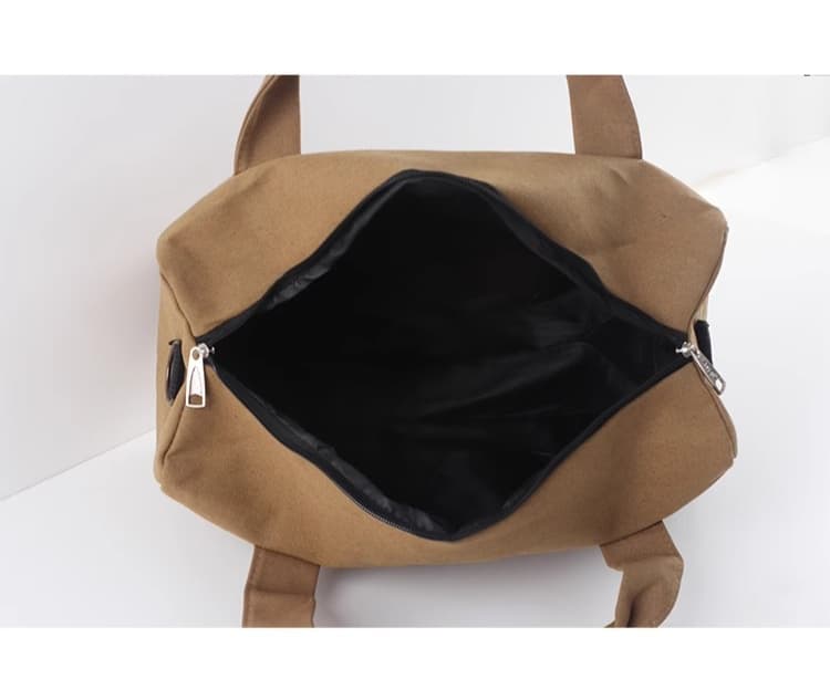 キャンバス素材 大容量トラベルボストンバッグ 20L 30L 45L