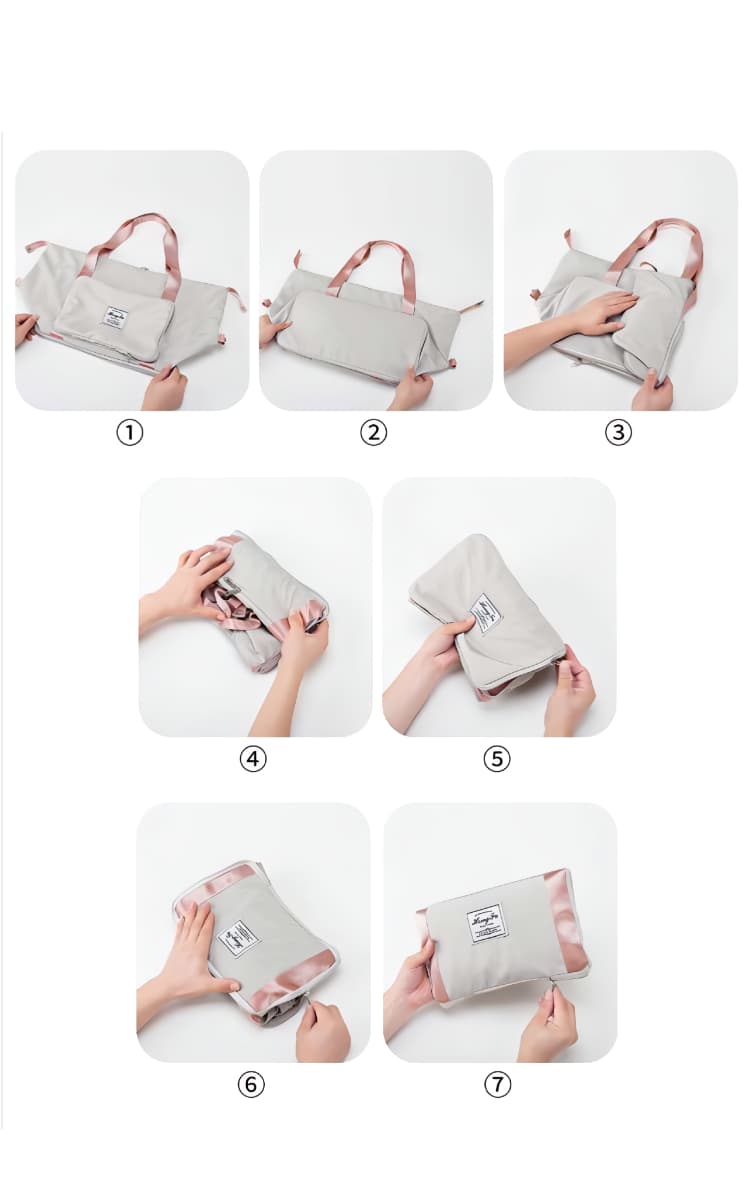 パステルカラー 大容量軽量ボストンバッグ 35L