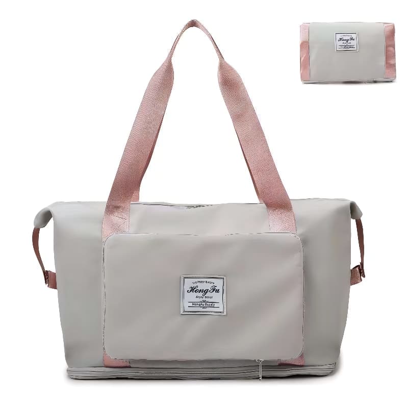 パステルカラー 大容量軽量ボストンバッグ 35L