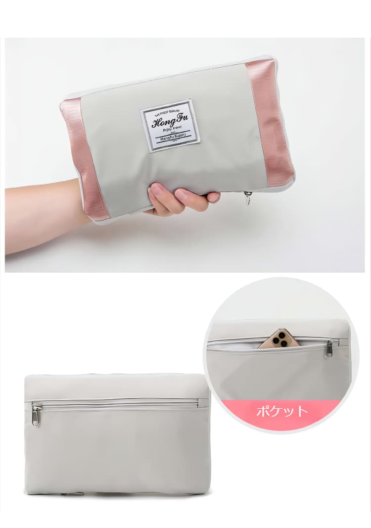 パステルカラー 大容量軽量ボストンバッグ 35L