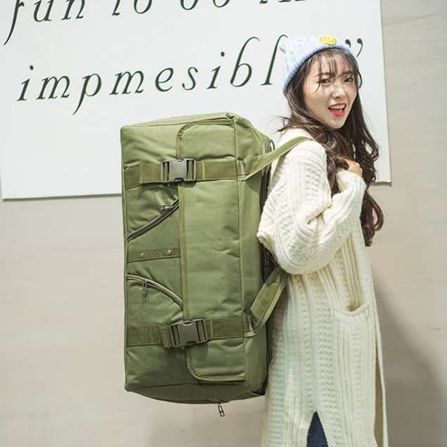 大容量マルチポケット旅行ボストンバッグ リュックにもなる2WAY 60L