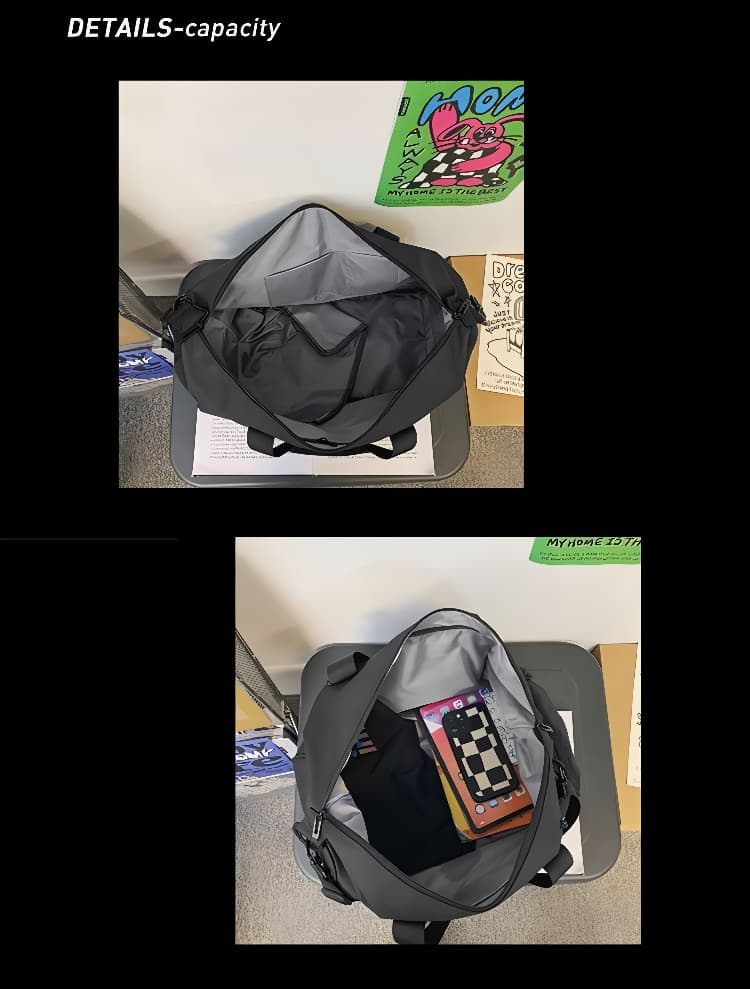 大容量シンプルボストンバッグ 修学旅行 30L