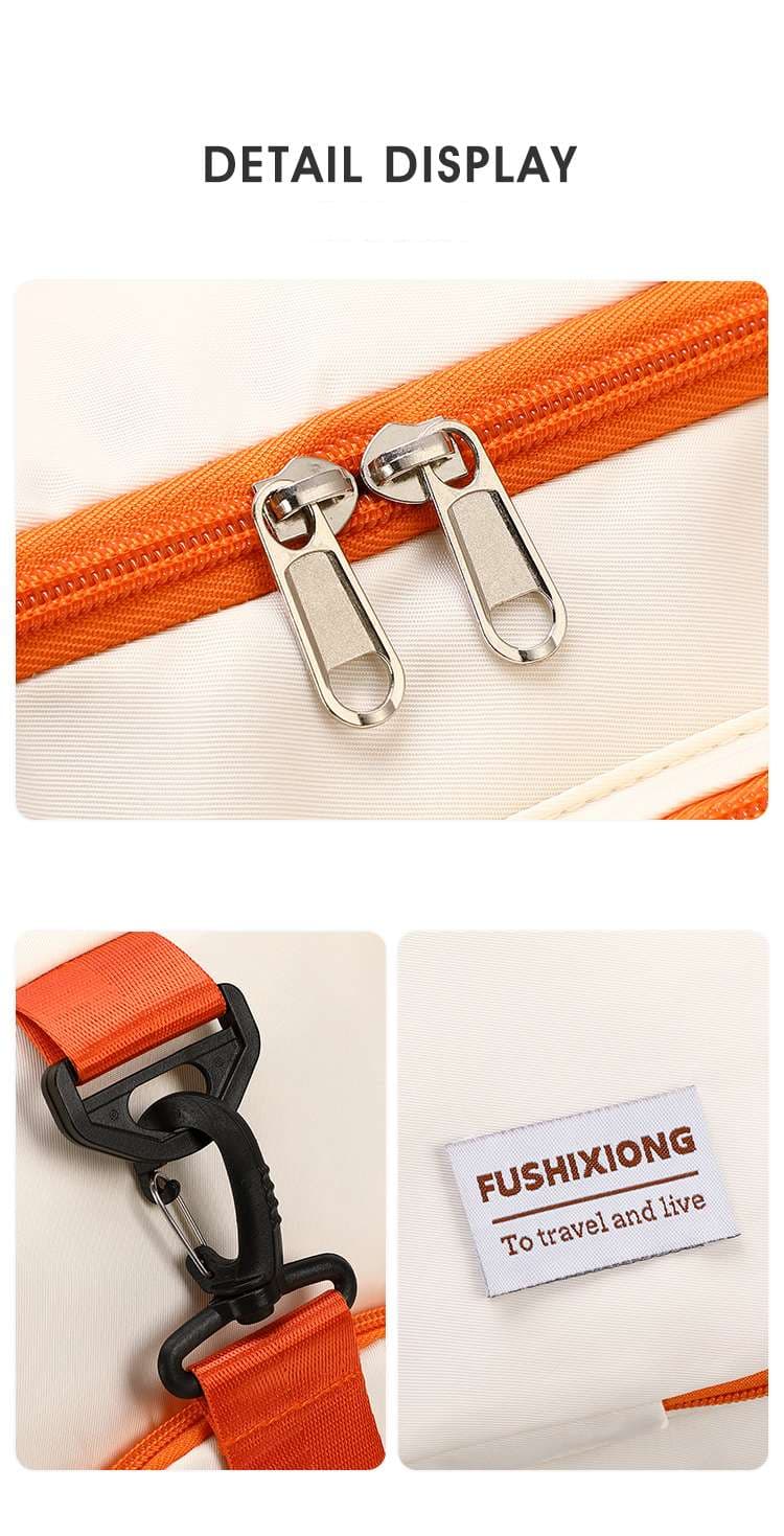 大容量マルチポケットボストンバッグ 30L