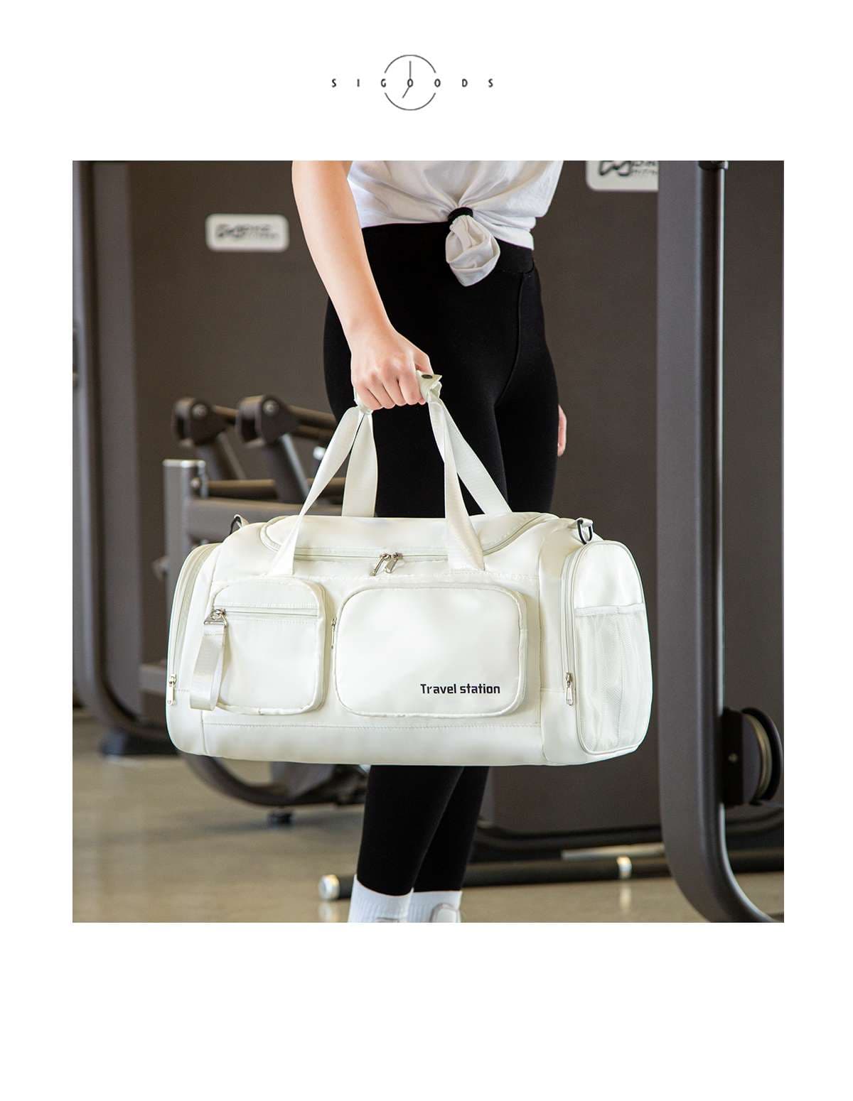多機能トラベルボストンバッグ 30L