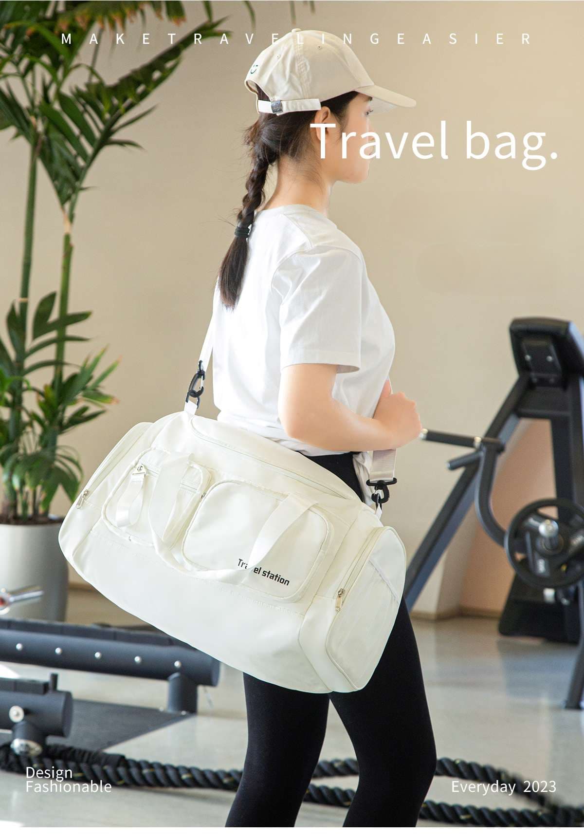 多機能トラベルボストンバッグ 30L