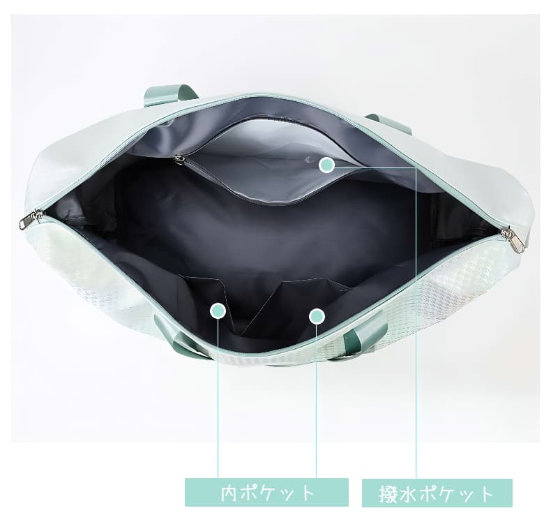 多機能ホログラムボストンバッグ 30L