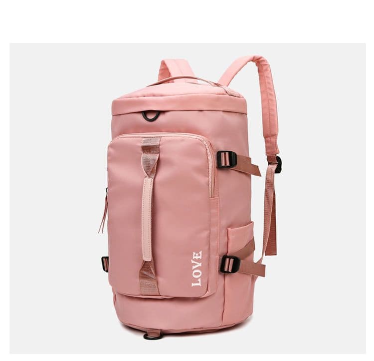 ボストンバッグ 多機能ポケット付き大容量トラベルバッグ 全8色展開 25L