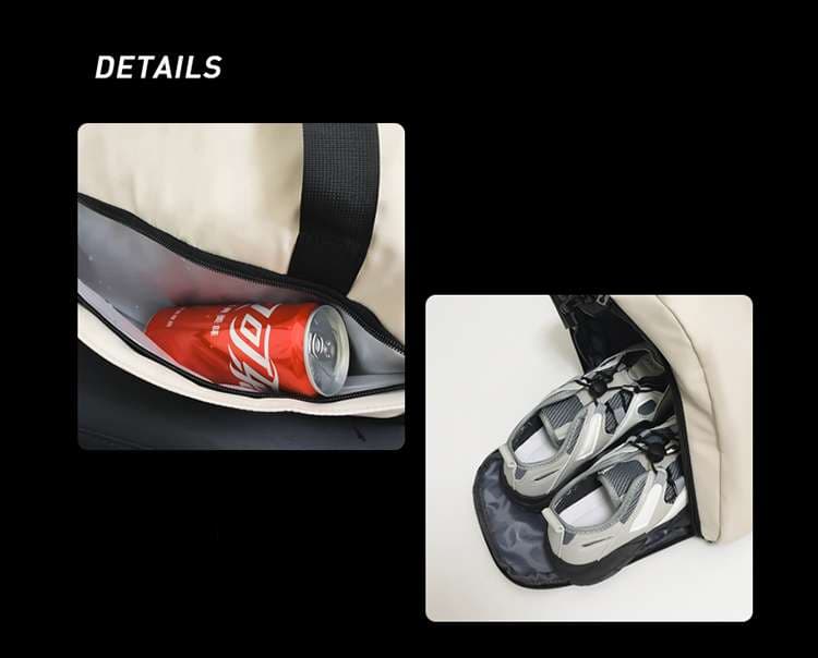 ボストンバッグ スポーティーな多機能ダッフルバッグ 15L 30L