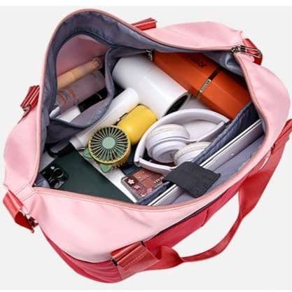 ボストンバッグ ツートーン 拡張可能 軽量 10色展開