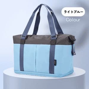 ボストンバッグ ツートーン 拡張可能 軽量 10色展開