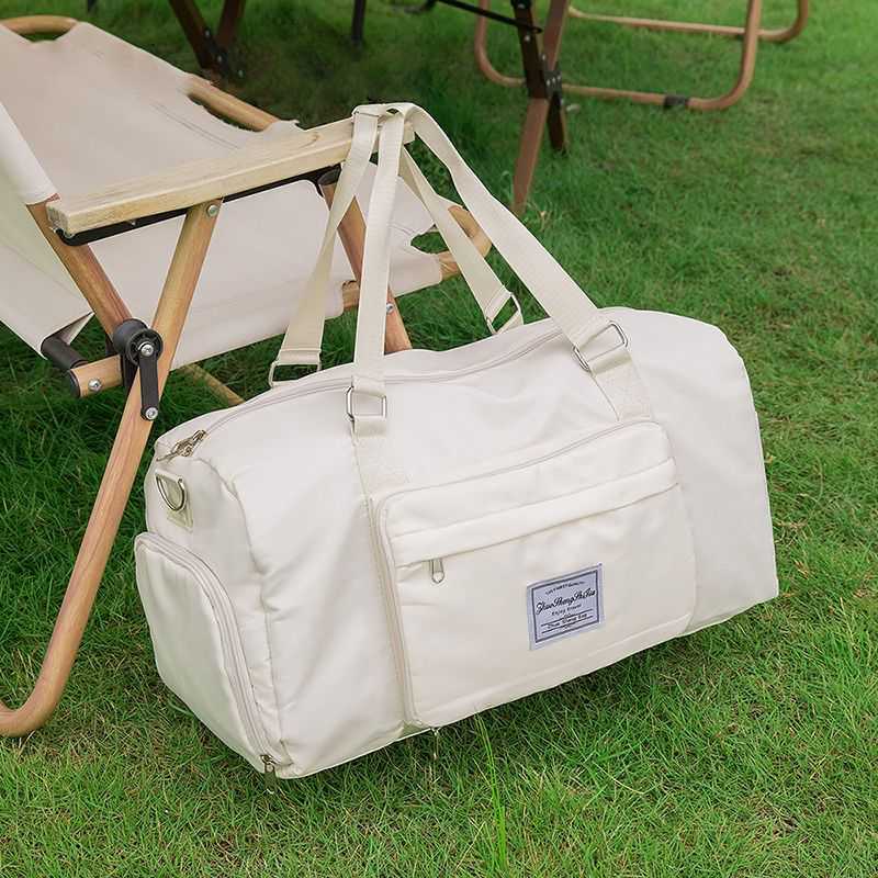 多機能シューズ収納付き旅行ボストンバッグ 30L