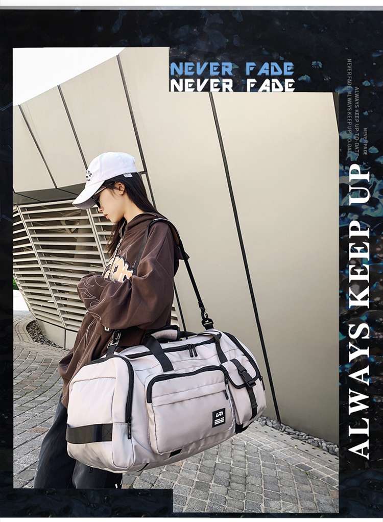 大容量マルチポケットボストンバッグ 35L