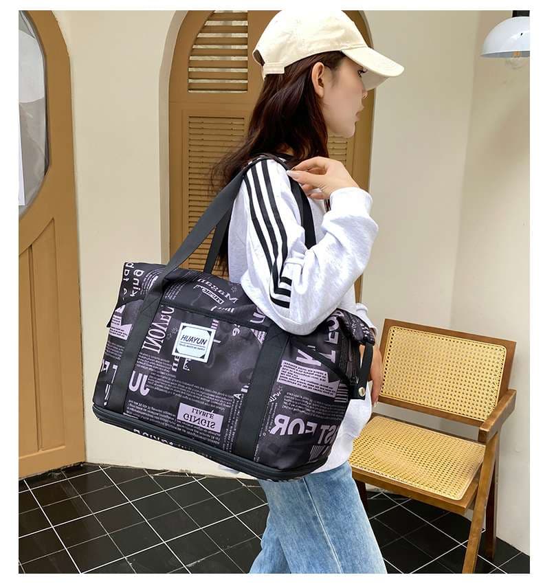 大容量キャラクター柄ボストンバッグ 10L