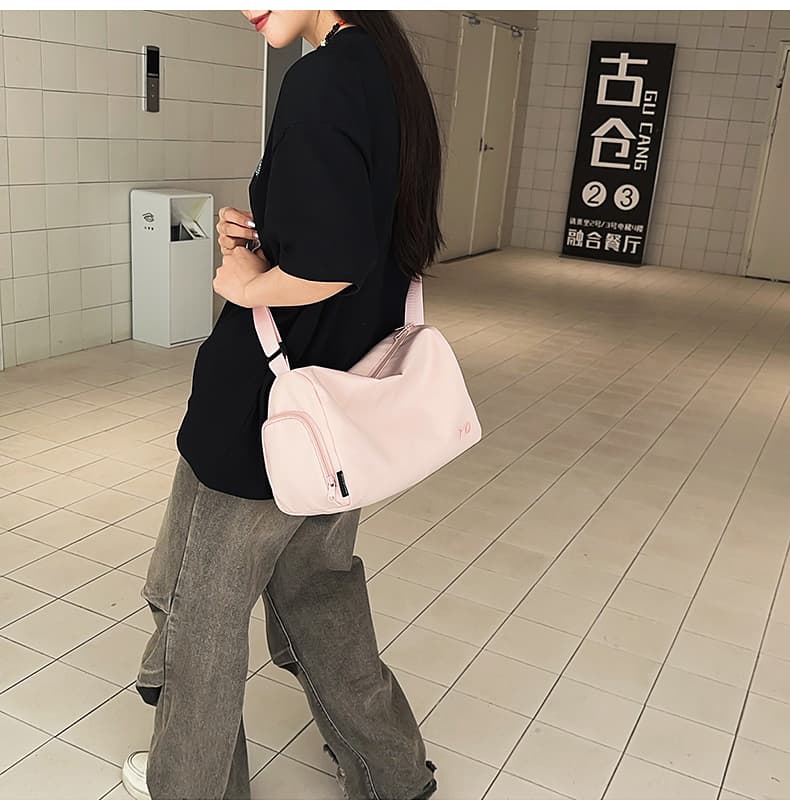 ボストンバッグ 軽やか旅行ミニボストン パステルカラー 4色展開