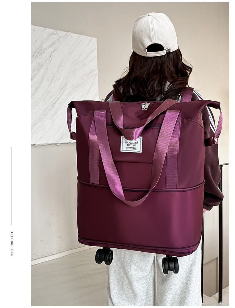 ボストンバッグ 伸縮自在トラベルボストン