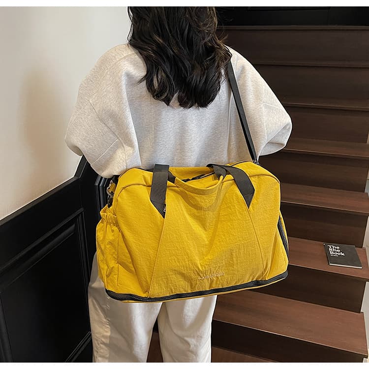 ボストンバッグ 軽量シンプル 拡張可能 旅行ボストン 5色展開