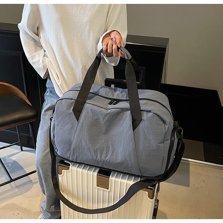 ボストンバッグ 軽量シンプル 拡張可能 旅行ボストン 5色展開