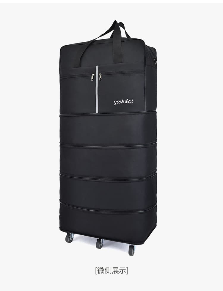 ボストンバッグ 大容量キャスター付き拡張ボストン