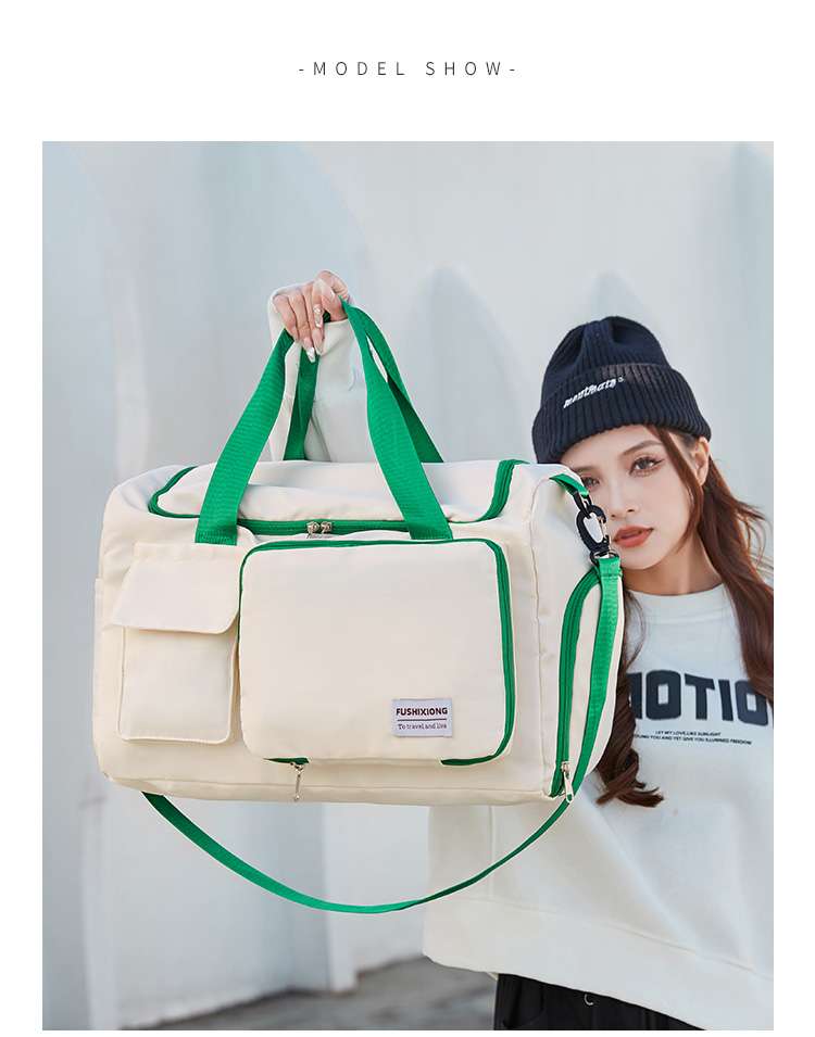 大容量マルチポケットボストンバッグ 30L