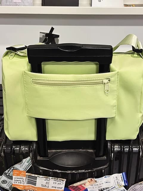 ボストンバッグ 軽やか旅行ミニボストン パステルカラー 4色展開