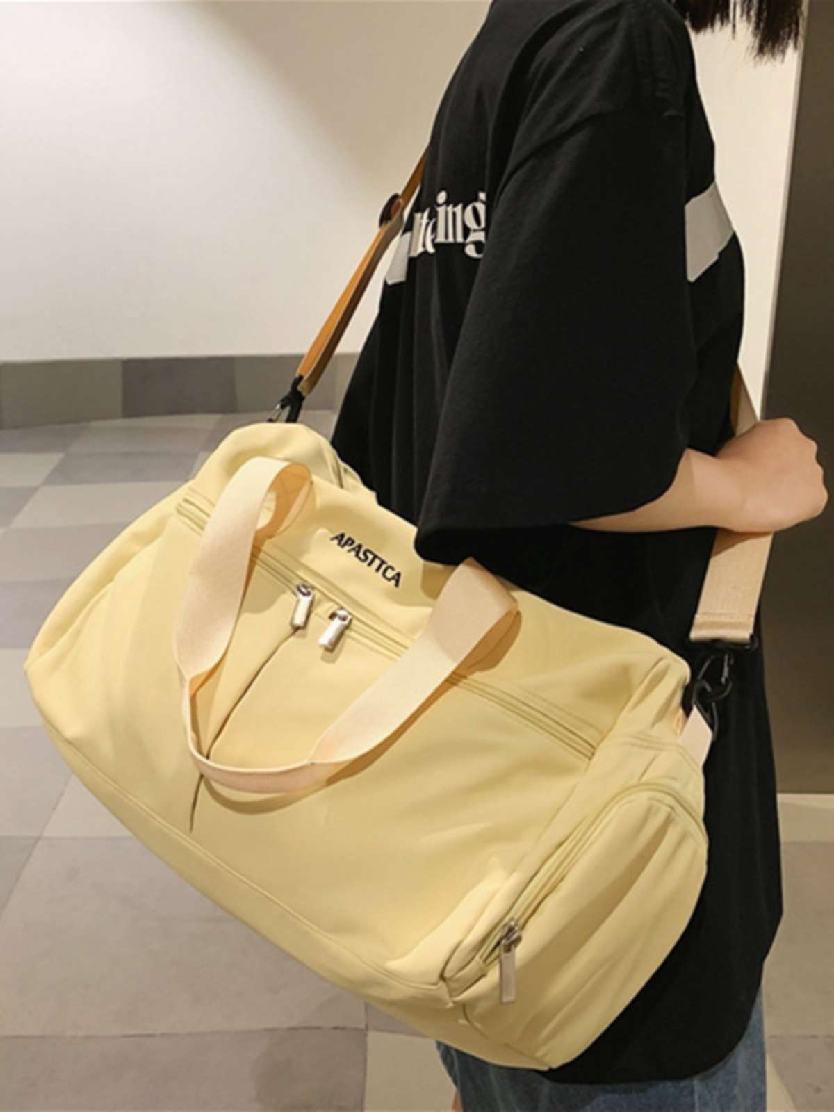 スポーティボストンバッグ パステルカラーの4色展開 25L