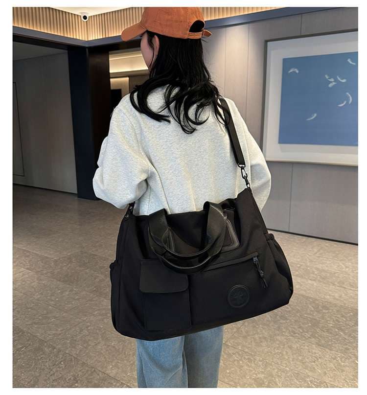 大容量ポケット付き多機能ボストンバッグ 45L