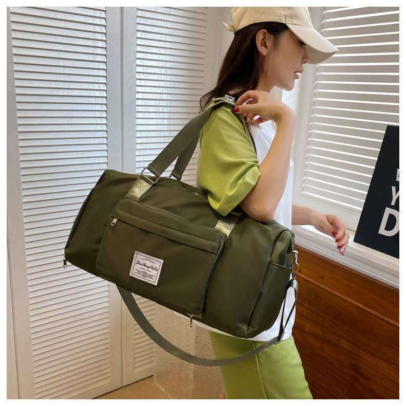 多機能シューズ収納付き旅行ボストンバッグ 30L