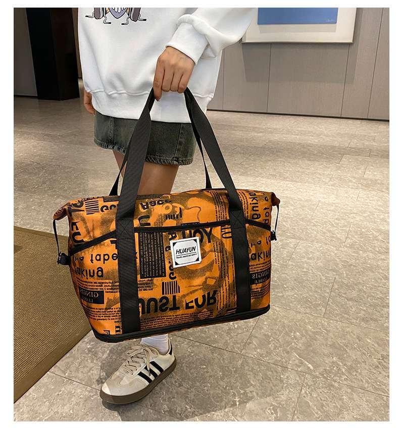 大容量キャラクター柄ボストンバッグ 10L