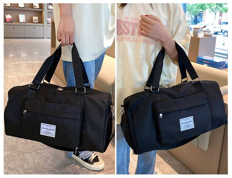 多機能シューズ収納付き旅行ボストンバッグ 30L