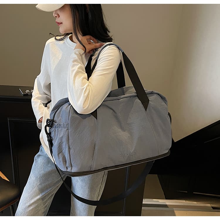 ボストンバッグ 軽量シンプル 拡張可能 旅行ボストン 5色展開