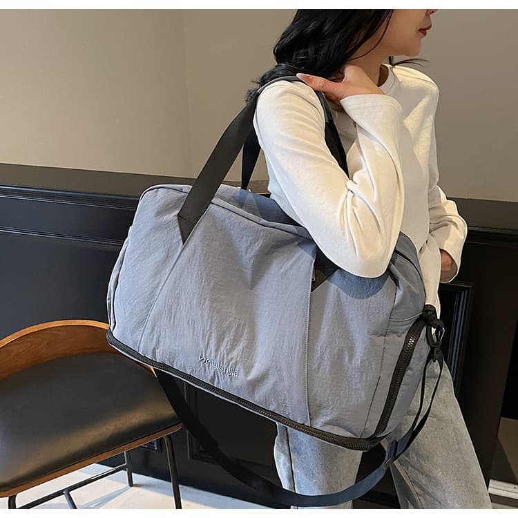 ボストンバッグ 軽量シンプル 拡張可能 旅行ボストン 5色展開