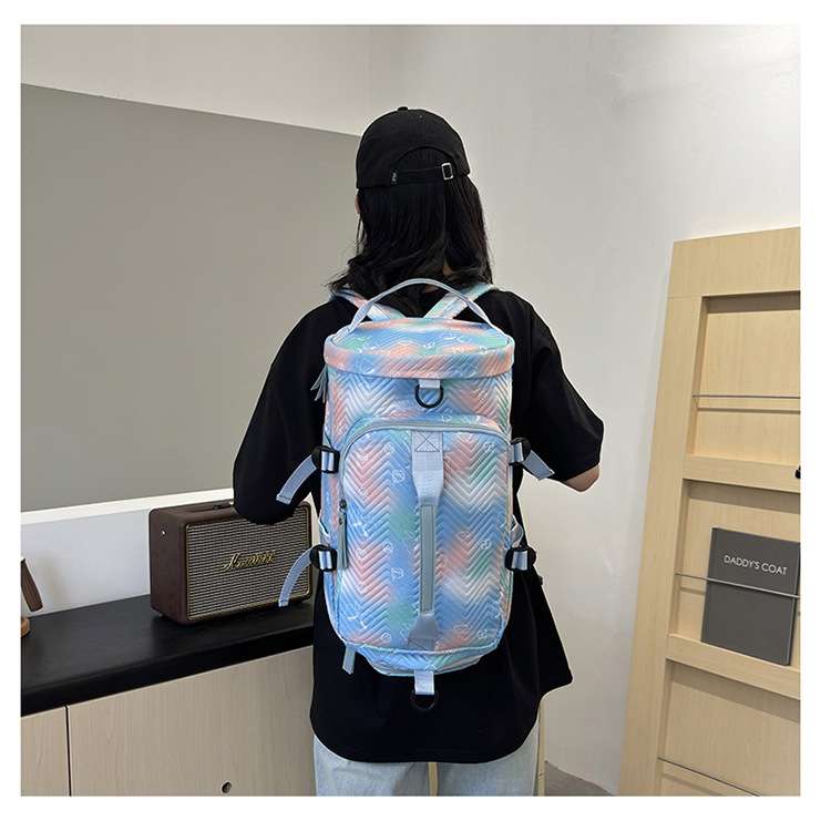 ホログラム風デザインボストンバッグ 25L