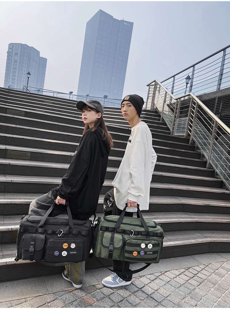 多機能ポケット付き大容量ボストンバッグ リュックにもなる2WAY 40L