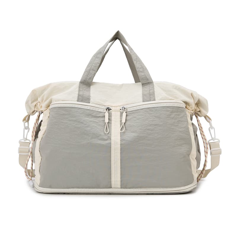 ボストンバッグ 軽量バイカラーボストン 拡張可能 5色展開